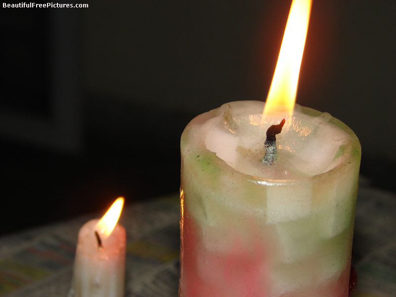 pictures of two candles