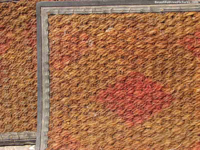 Beautiful Pictures - A mat made of coir 