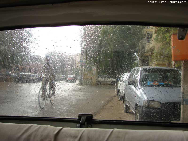 images of road view in rain