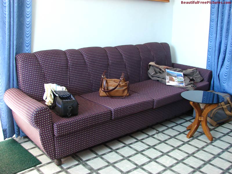 picture of accessories on the sofa