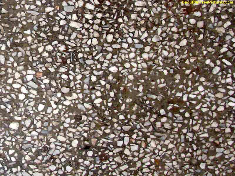 picture of marble chips on floor
