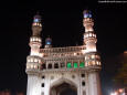 Monuments 12 - a night view of Charminar at Hyderabad