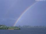 pictures of Rainbow over Island